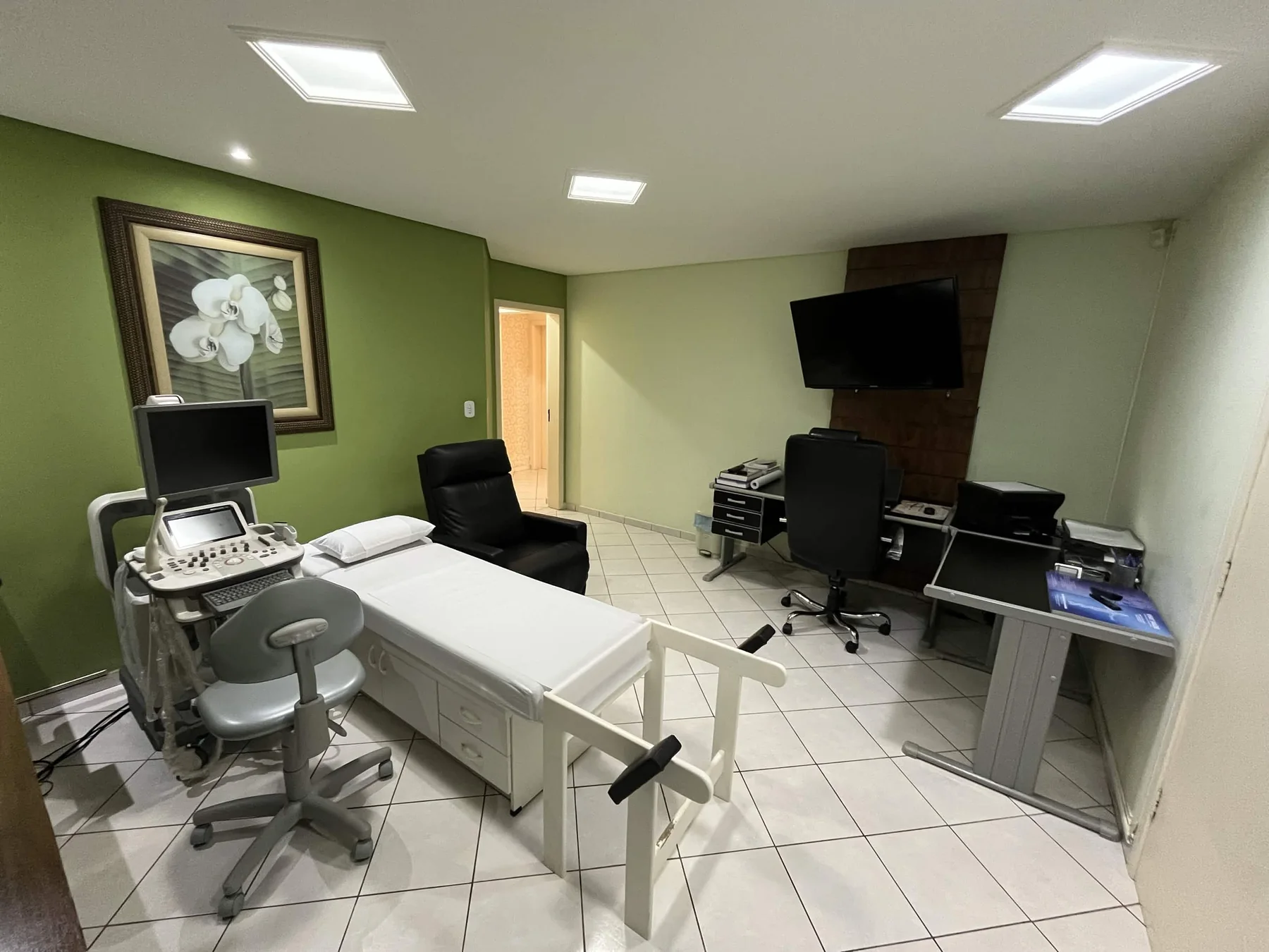 Sala de ultrassonografia da VivatSaúde